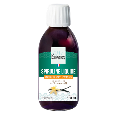 Image Spiruline liquidie enrichie en vitamines C - 180ml