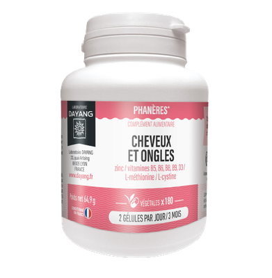 Image Dayang cheveux et ongles - 180 gélules