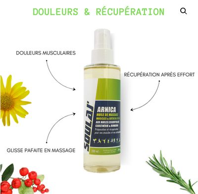 SOULAJ' HLE MASSAG ARNICA SPR200ML