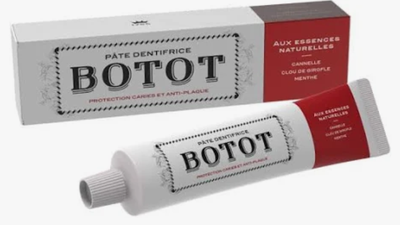 BOTOT DENTIFRICE Pâte dentifrice fluorée, rouge. - tube 75 ml