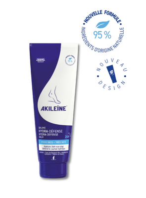 AKILEÏNE PIEDS SECS TRÈS SECS BAUME HYDRADÉFENSE Baume podologique hydradéfense. - tube 125 ml
