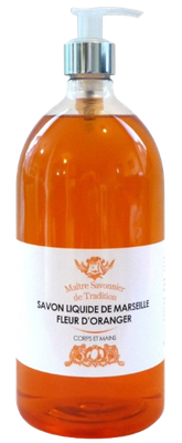 Image FREESENS SAVON DE MARSEILLE FLEUR D'ORANGER 1L