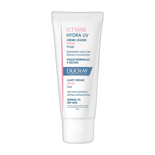 Ducray - Ictyane hydra - UV Crème légère visage SPF30 40 ml