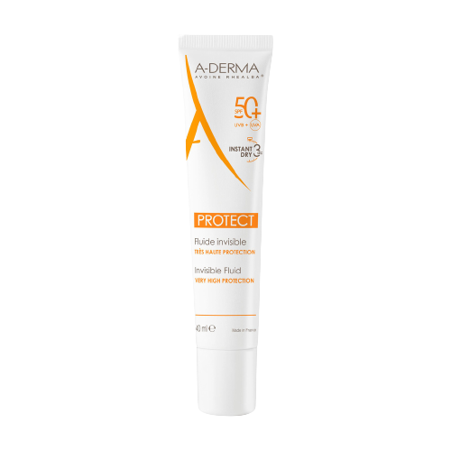 A-Derma - Protect - Fluide solaire visage invisible SPF50+ 40 ml