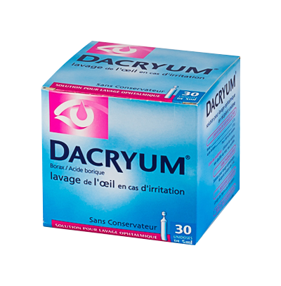 Image DACRYUM SOUTION  LAVANTE OPHTALMIQUE 30 UNIDOSES