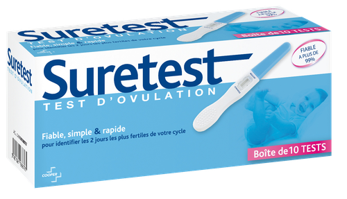 Image Suretest Test d'ovulation Boîte de 10