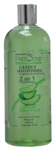 Image FREESENS FAMILY SHAPOOING 2EN1 ALEO VERA 750ML