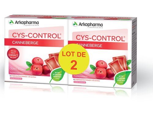 Image Arkopharma CYS CONTROL - LOT 2x20 sachets