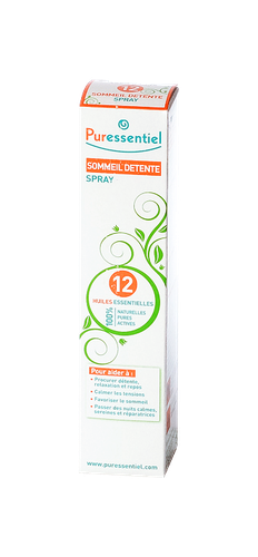 Image PURESSENTIEL SPRAY AERIEN SOMMEIL DETENTE AUX 12 HUILES 75ML
