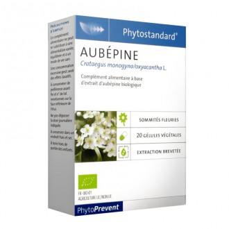 Image PiLeJe Phytostandard Aubépine 20 Gélules