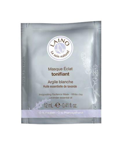 Image LAINO MASQUE ÉCLAT TONIFIANT À L'ARGILE BLANCHE 12 g