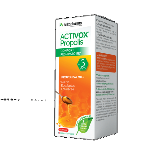 Image Arkopharma ACTIVOX PROPOLIS SOLUTION BUVA BLE 140ML