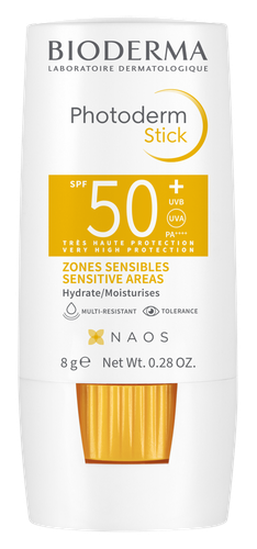 Image Bioderma Photoderm Stick SPF50+,  hydrate adapté aux zones sensibles