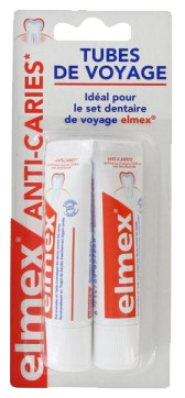 Image ELMEX DENT PROTECTION CARIES TUBE VOYAGE 2X12ML